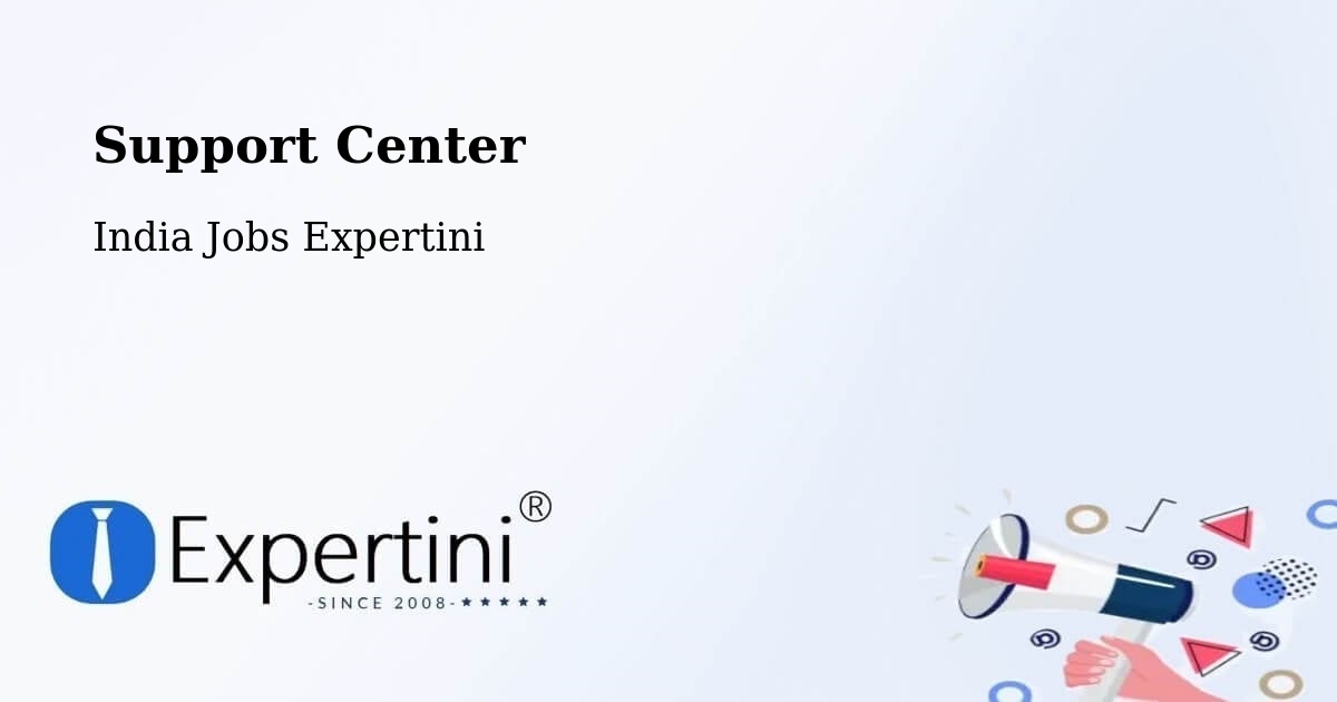Support Center - India Jobs Expertini